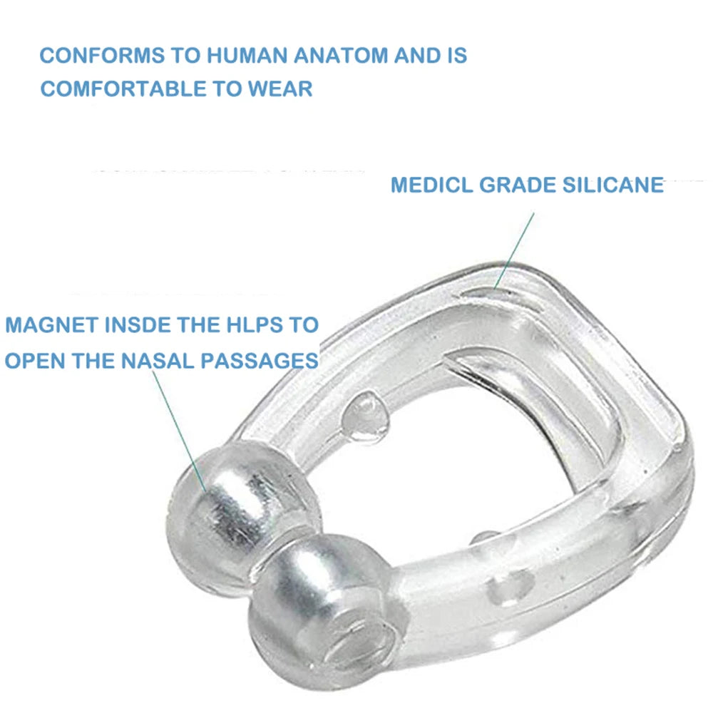 Silicone Magnetic Anti Snore Stop